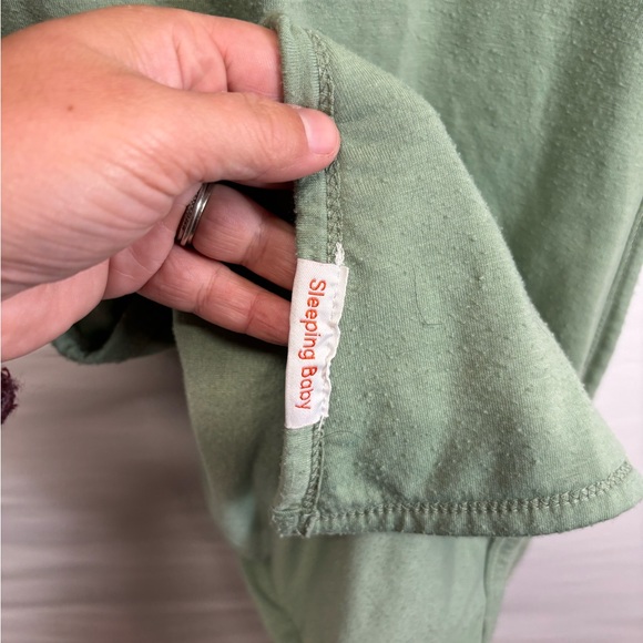 Sleeping Baby Zipadee Zip Mint Green Size Medium 6-12 Months - Picture 6 of 6